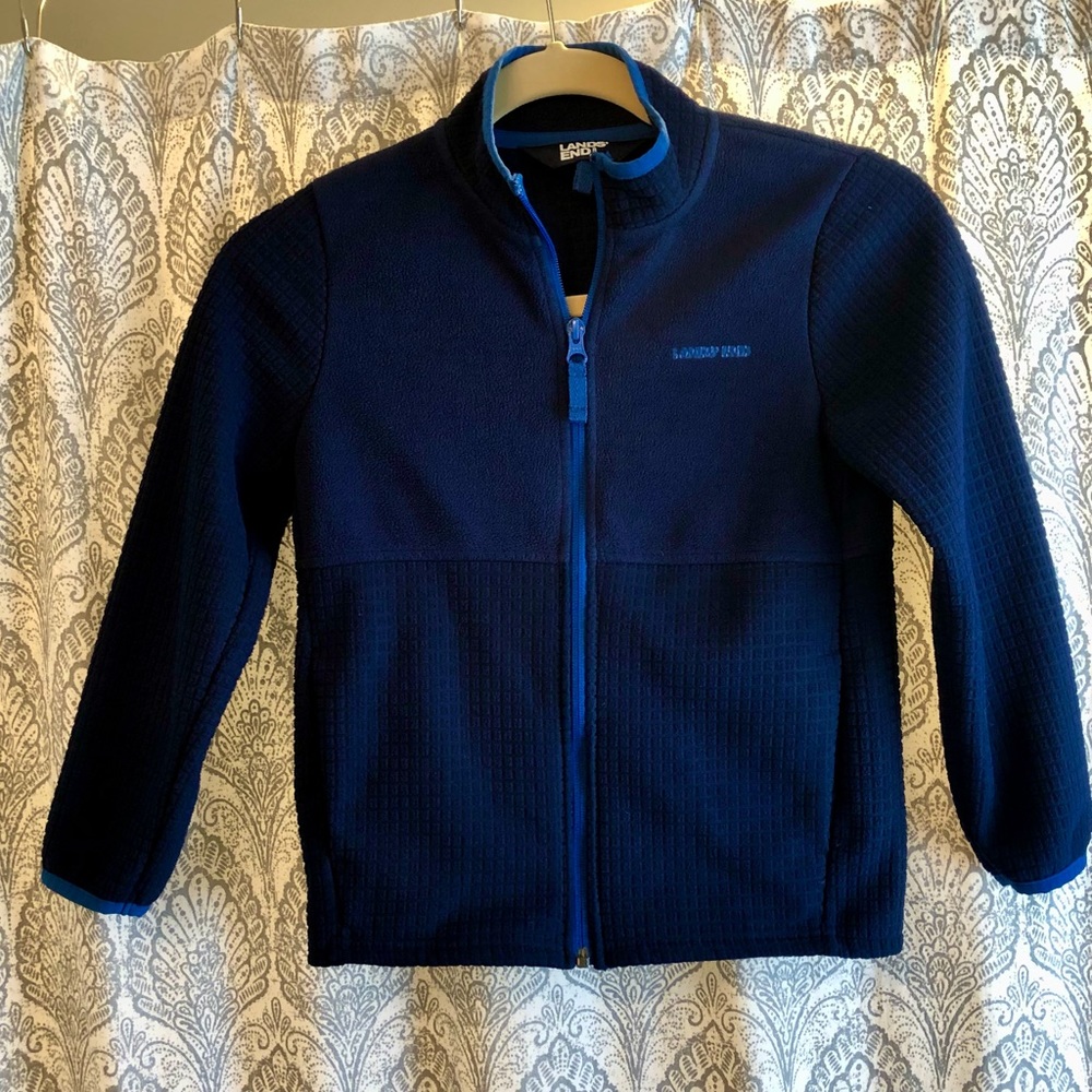 Lands End Kids Zip up fleece (S)